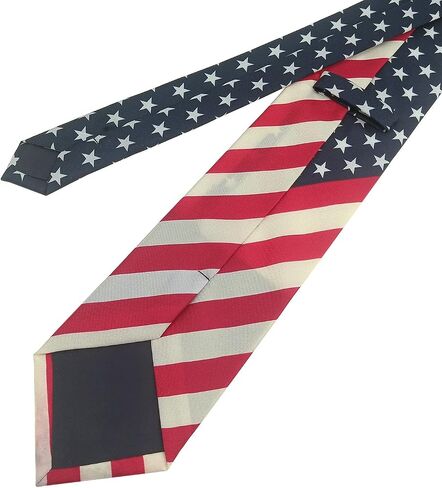 GUUNIEE Men's American Flag Ties Formal 3.25 Inches USA Flag Neckties in Saudi Arabia