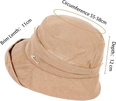 قبعة دلو زهرية قابلة للطي للنساء ذات حافة واسعة وكنيسة ديربي لحفلات الزفاف وقبعة شمس in Kuwait