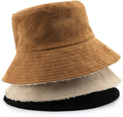 Belsen Corduroy Reversible Bucket Hat Unisex Cotton Twill Canvas Sun Fishing Hat in Kuwait