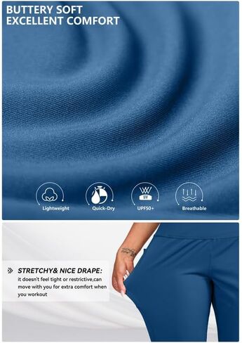 Viodia Women's Joggers with Pockets High Waisted Athletic Workout Yoga Jogger Pants for Women Tapered Sweatpants in Kuwait