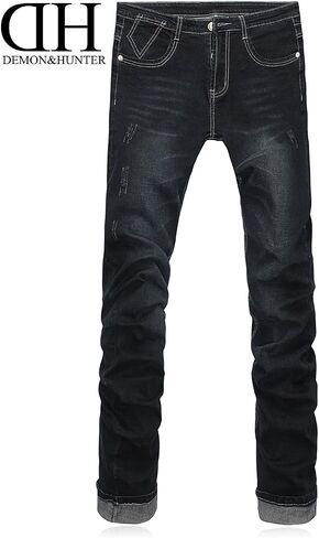 Demon&Hunter 808 Series Men's Skinny Slim Jeans in Kuwait