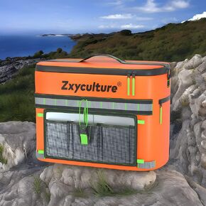 Zxyculture Kayak Cooler, Seat Back Cooler for Kayak with Lawn-Chair Style Seats, Waterproof Ice Chest for Kayak Paddle Board, Essential Kayak Accessories for Fishing in Kuwait