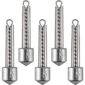 Dr.Fish 5 Pack Spider Surf Fishing Weight Sputnik Sinker 1oz-8oz Saltwater Surf Fishing Sinker Beach Casting Sea Fishing Bottom Holder