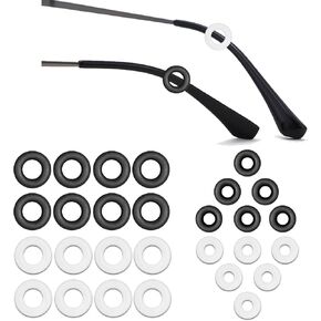 مقابض نظارات كيموكسان خلف الأذن، مثبتات نظارات دائرية من السيليكون، مضادة للانزلاق، تمنع النظارات من السقوط أثناء ممارسة الرياضة، ملحقات النظارات المناسبة للبالغين والأطفال، 14 زوجًا (أسود، شفاف) in Kuwait