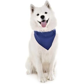 2 Pack Qraftsy Dog Cotton Bandana Scarf Triangle Bibs for Any Size Puppies, Dogs in Kuwait