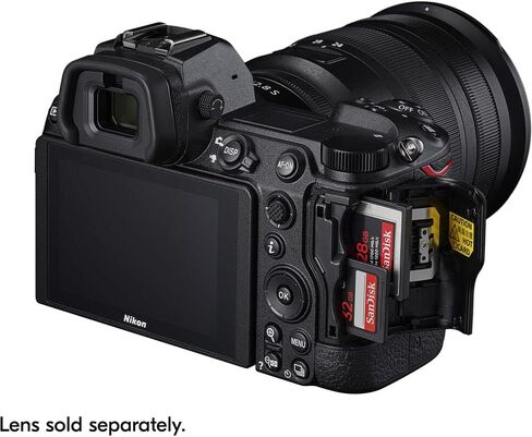 Nikon Z 7II 45.7MP Mirrorless Digital Camera (Body Only) (1653) USA Model Deluxe Bundle with 64GB XQD Memory Card + Nikon Digital Camera Bag + Corel Editing Software + Much More in Saudi Arabia