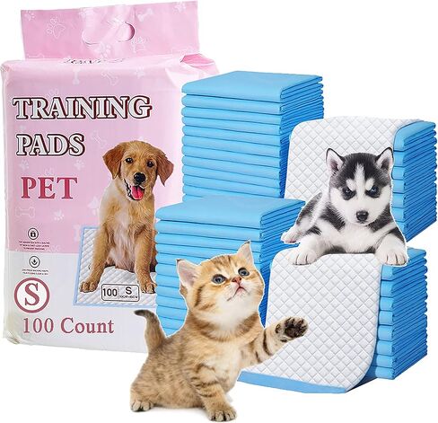 وسائد للكلاب، وسائد تدريب الجراء على التبول فائقة الامتصاص ومقاومة للتسرب وتجف بسرعة، وسادة للحيوانات الاليفة للاستعمال مرة واحدة للكلاب والقطط والجراء والارانب وغيرها (13.1×13.1 انش/100 قطعة) in Kuwait