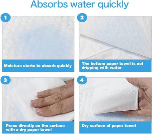 وسائد للكلاب، وسائد تدريب الجراء على التبول فائقة الامتصاص ومقاومة للتسرب وتجف بسرعة، وسادة للحيوانات الاليفة للاستعمال مرة واحدة للكلاب والقطط والجراء والارانب وغيرها (13.1×13.1 انش/100 قطعة) in Kuwait