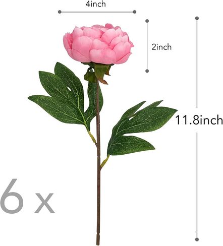 Artificial/Fake/Faux Flowers - Roses with 2 Blooms Coral 10PCS for Wedding, Home, Party, Restaurant in Saudi Arabia