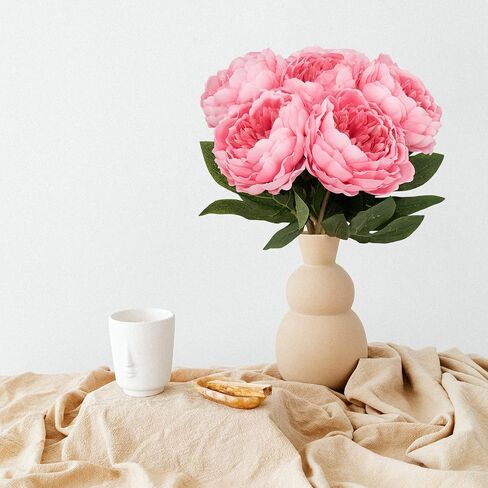 Artificial/Fake/Faux Flowers - Roses with 2 Blooms Coral 10PCS for Wedding, Home, Party, Restaurant in Saudi Arabia