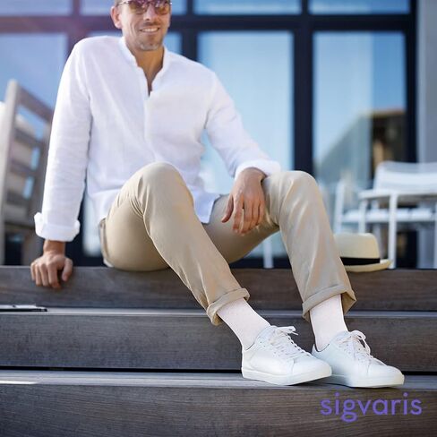 SIGVARIS جوارب نسائية مبطنة بالحركة من القطن 360 بمقدمة مغلقة وجوارب عالية بطول الساق 20-30 مم زئبق in Kuwait