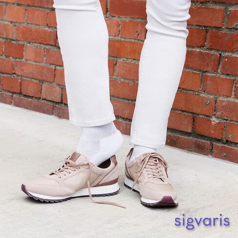 SIGVARIS جوارب نسائية مبطنة بالحركة من القطن 360 بمقدمة مغلقة وجوارب عالية بطول الساق 20-30 مم زئبق in Kuwait