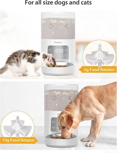 5g Food Rotor for Petory F01&F02 Series Suitable for Cats and Small Dogs About 1/20 Cup per Portion in Kuwait