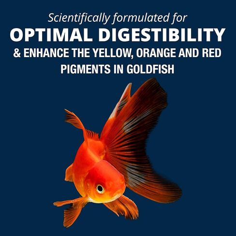Tetra Goldfish Worm Shaped Bites Fish Food, 2.46 Oz., Complete Food for All Goldfish in Saudi Arabia