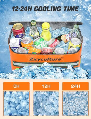 Zxyculture Kayak Cooler, Seat Back Cooler for Kayak with Lawn-Chair Style Seats, Waterproof Ice Chest for Kayak Paddle Board, Essential Kayak Accessories for Fishing in Kuwait