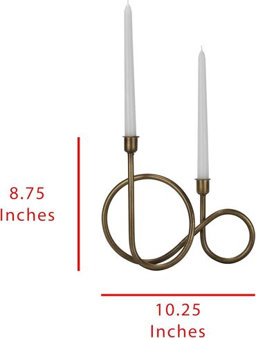 حامل شموع مستدق من النحاس المعدني للمنزل والحديقة من فورسايد in Kuwait