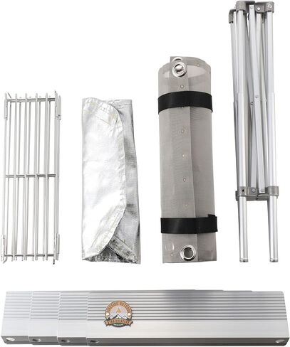 Campfire Defender Protect Preserve Trailblazer - Leave No Trace Portable Camp Stove/Fire Pit | 3 lbs Total Weight | 12" x 12" Never Rust Design in Saudi Arabia