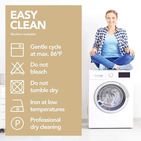 كرسي ديكونوفو مقاوم للماء وغير قابل للانزلاق، كرسي صغير بتصميم هندسي لحماية الأثاث للحيوانات الأليفة، مقاس 21 بوصة، بيج in Kuwait