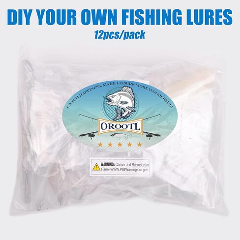 Unpainted Fishing Lures Crankbait Blanks Hard Lures Kit with 3D Eyes Blank Fishing Lure Making Kit Lipless Crankbait Minnow Popper Jerkbait VIB Clear Bodies in Saudi Arabia