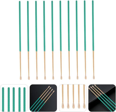 Wooden Ear Wax Pick Needles: 10Pcs Ear Wax Removal Kit Ear Picker Curette Cleaner Reusable Ear Cleaner Wood Ear Wax Remover Ear Cleansing Tool Set for Kids Adults Ear Spoon in Saudi Arabia