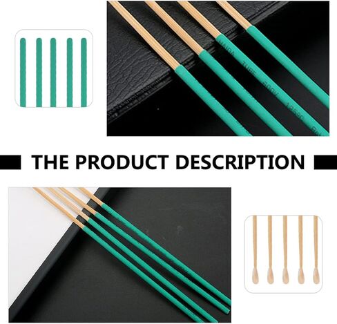 Wooden Ear Wax Pick Needles: 10Pcs Ear Wax Removal Kit Ear Picker Curette Cleaner Reusable Ear Cleaner Wood Ear Wax Remover Ear Cleansing Tool Set for Kids Adults Ear Spoon in Saudi Arabia