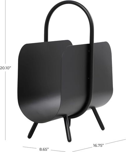 The Novogratz Magazine Holder, CONVENIENTLY Sized, Black in Kuwait