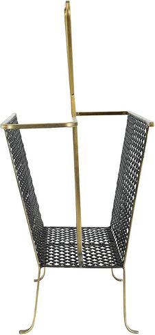 Creative Co-op Magazine Rack, Gold in Kuwait