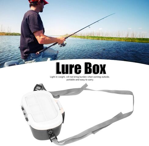 Worm Bait Holder Insulated Plastic Bait Earth Worm Holder Fishing Bait Case Fishing Tackle Container with Strap Bait Storage Easy to Reach Other Fishing Tools and Accessories in Saudi Arabia