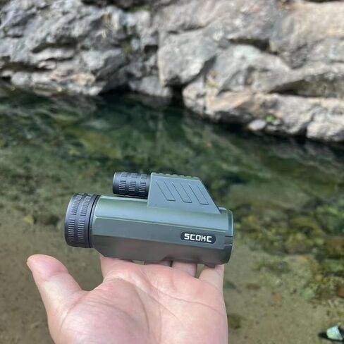 Waterproof Monocular Telescope | Lightweight with Travel Bag, Compact, 10X Magnification, Wide Field of View for Bird Watching, Hunting, Hiking, Camping (10x32, Desert Color) in Saudi Arabia