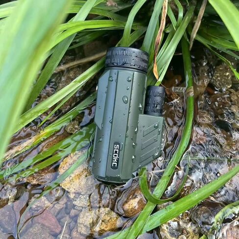 Waterproof Monocular Telescope | Lightweight with Travel Bag, Compact, 10X Magnification, Wide Field of View for Bird Watching, Hunting, Hiking, Camping (10x32, Desert Color) in Saudi Arabia