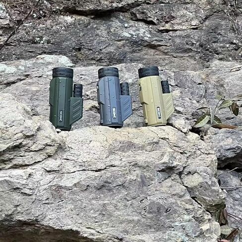 Waterproof Monocular Telescope | Lightweight with Travel Bag, Compact, 10X Magnification, Wide Field of View for Bird Watching, Hunting, Hiking, Camping (10x32, Desert Color) in Saudi Arabia