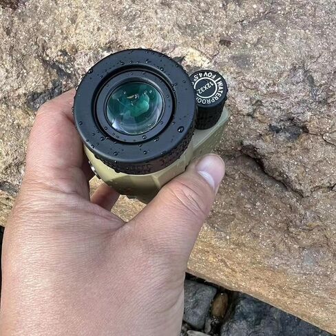 Waterproof Monocular Telescope | Lightweight with Travel Bag, Compact, 10X Magnification, Wide Field of View for Bird Watching, Hunting, Hiking, Camping (10x32, Desert Color) in Saudi Arabia