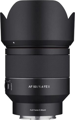روكينون عدسة تركيز تلقائي باطار كامل 50 ملم f/1.4 Series II لسوني E (IO5014-E) اسود من ايه اف in Saudi Arabia