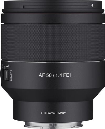 روكينون عدسة تركيز تلقائي باطار كامل 50 ملم f/1.4 Series II لسوني E (IO5014-E) اسود من ايه اف in Saudi Arabia