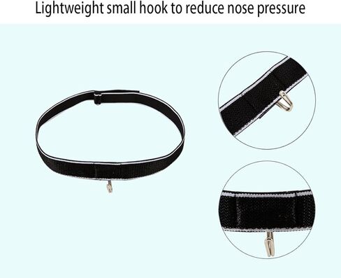 HIAMEA Rhinoplasty Glasses Holder with Non-Slip Band to Support and Reduce Nose Pressure for Septoplasty and Broken Nose Recovery Support, Rhinoplasty Nose Surgery Support in Kuwait
