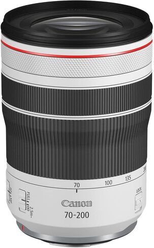عدسة Canon RF 70-200mm f/4L هي عدسة USM (4318C002) + طقم فلتر + حقيبة ظهر + بطاقة سعة 64 جيجابايت + قارئ بطاقات + حامل ثلاثي مرن + محفظة ذاكرة + حافظة للأغطية + طقم تنظيف + حزام يد + المزيد (متجدد) in Saudi Arabia