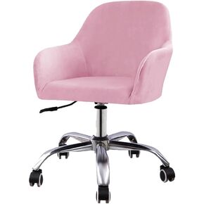 مجموعة LIPOR مكونة من غطاء كرسي كمبيوتر أسود واحد مع أذرع مخملية دوارة منحنية للكرسي الخلفي غطاء منزلق لمسند الذراع لغرفة الطعام وغطاء واقي لكرسي المكتب للمنزل (أسود، قطعة واحدة) in Kuwait