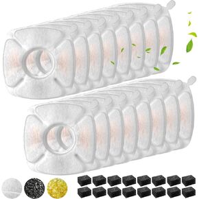 Dairzitv Cat Water Fountain Filters Pre-Filter Sponges استبدال لـ Veken 95oz/2.8L التلقائي الحيوانات الأليفة نافورة القط نافورة المياه الكلب موزع المياه in Kuwait