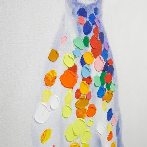 Yosemite Home Decor Vertical Animals Acrylic Painting in Black and White in Kuwait