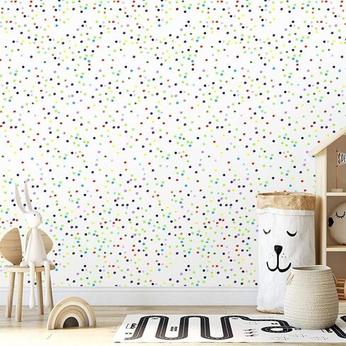 Removable 15.8 x 98.4inch Rainbow 3D Hot Air Ballon and Clouds Wall Decals DIY Wallpaper Wall Stickers Murals Decor for Kids Babys Girls Bedroom Teens Nursery Living Room Door Desk Decoration (Ballon) in Saudi Arabia