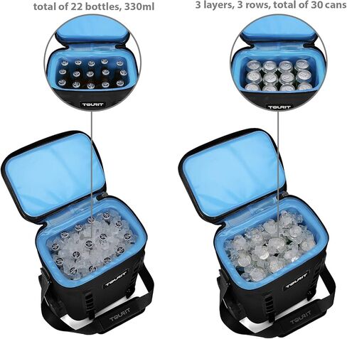 TOURIT Leak-Proof Soft Sided Cooler Backpack Waterproof Insulated Backpack Cooler Bag Large Capacity Backpack with Cooler for Men Women to Picnics, Camping, Hiking or Beach, 36 Cans in Kuwait