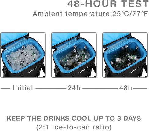 TOURIT Leak-Proof Soft Sided Cooler Backpack Waterproof Insulated Backpack Cooler Bag Large Capacity Backpack with Cooler for Men Women to Picnics, Camping, Hiking or Beach, 36 Cans in Kuwait