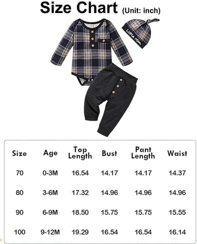 GRNSHTS الوليد بيبي بوي ملابس طويلة الأكمام منقوشة رومبير بلوزات سراويل تقليدية قبعة 3 قطعة الرضع الصبي الخريف الشتاء وتتسابق مجموعة in Kuwait