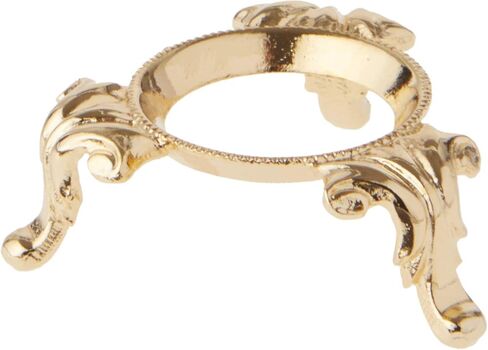 Bard's Gold-toned Egg Stand/Holder, Princess Ann, 0.875" diameter, Pack of 12 (Fits Hen Sized Eggs) in Saudi Arabia