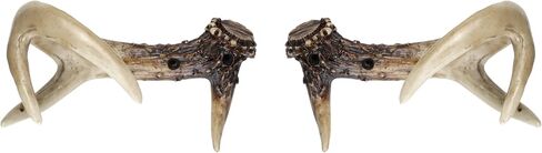 Faux Deer Antler Curtain Holdbacks, Cabin Drape Hooks, Rustic Home Decor, 2 Hooks in Saudi Arabia