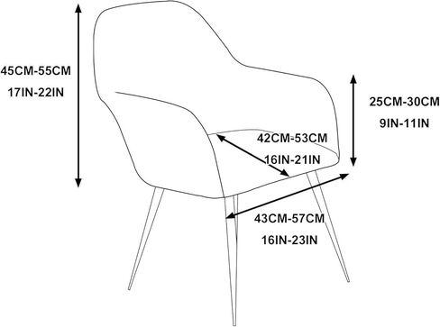 مجموعة LIPOR مكونة من غطاء كرسي كمبيوتر أسود واحد مع أذرع مخملية دوارة منحنية للكرسي الخلفي غطاء منزلق لمسند الذراع لغرفة الطعام وغطاء واقي لكرسي المكتب للمنزل (أسود، قطعة واحدة) in Kuwait