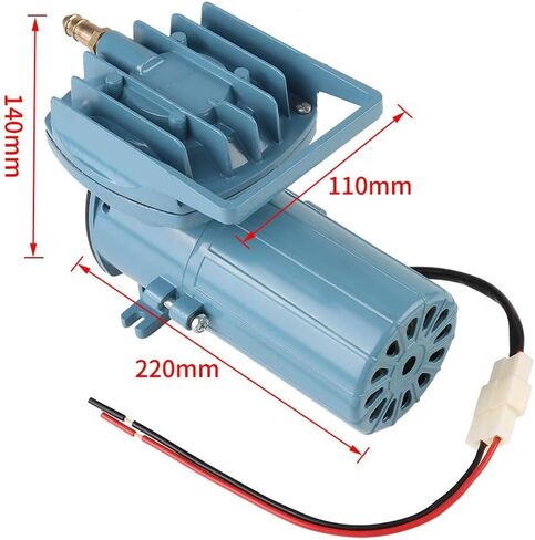 Aquarium Air Pump, DC 12V 35W Commercial Air Pump Aerator Portable Oxygen Supplies Accessory Tool for Fish Tank Pond Aquaculture Aquarium in Saudi Arabia