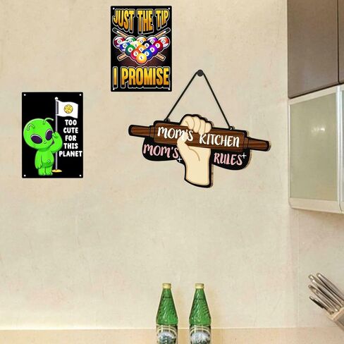 علامة الإيمان فوق الخوف من كريستيان كروس العلم الأمريكي علامة معدنية من القصدير مقاس 8 × 12 بوصة in Kuwait