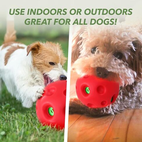 لعبة كرة الضحك للكلاب من بيت برايم، لعبة كرة هزاز متذبذبة مع صوت قهزة، العاب كرة جولي تفاعلية لتدريب الجراء، لعبة احجية كرة ضحكة شريرة للكلاب الصغيرة والكبيرة in Kuwait