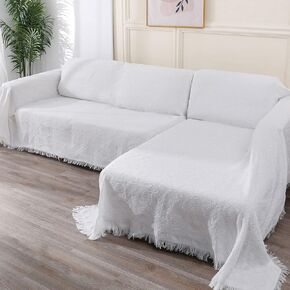 أغطية الأريكة المقطعية LUFEIJIASHI على شكل حرف L مكونة من قطعتين من أغطية الأريكة للأريكة المقطعية على شكل حرف L مع كرسي غطاء أريكة مقسم كبير لأغطية أثاث حامي الحيوانات الأليفة (أزرق داكن، كبير) in Kuwait